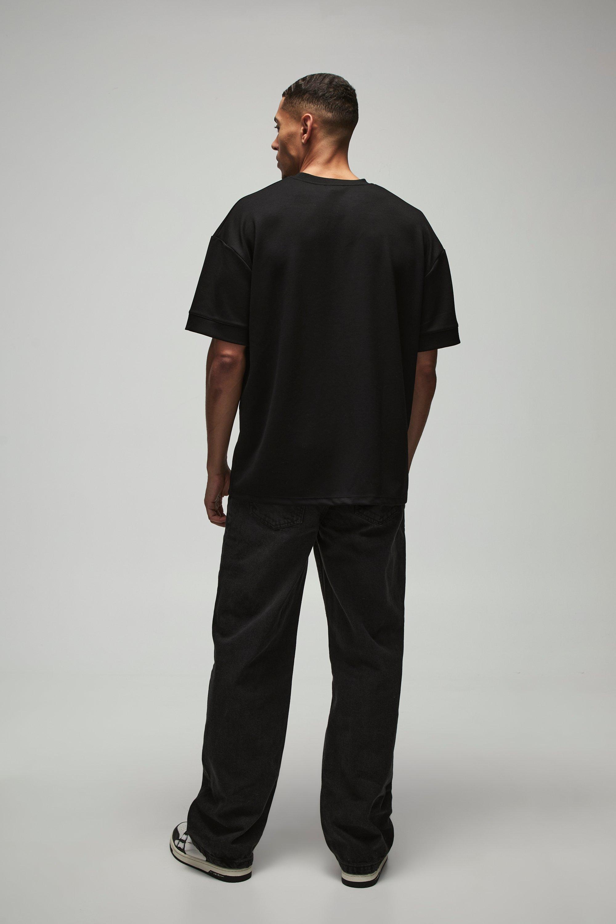 Baggy Rigid Jean In Washed Black | boohoo USA Baggy Rigid Jean In Washed Black | boohoo USA